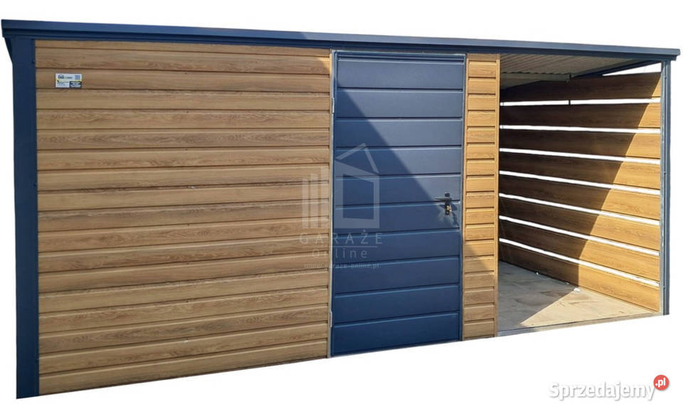 Schowek domek ogrodowy 3x2m wiata 15m drzwi Gryfice