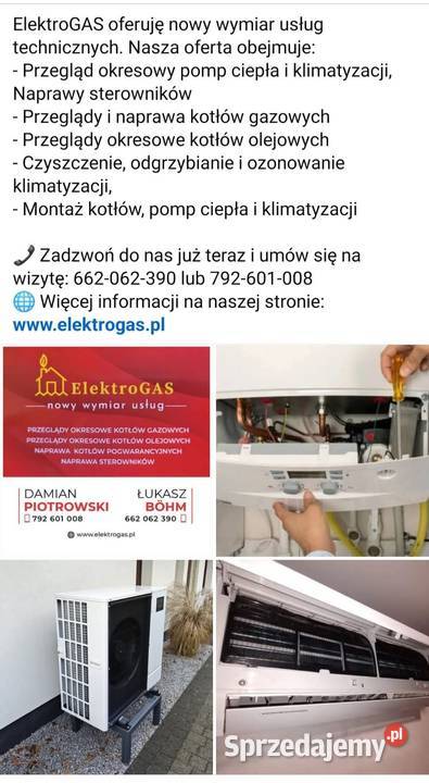 Serwis kotłów gazowych I olejowych Przegląd Kalisz