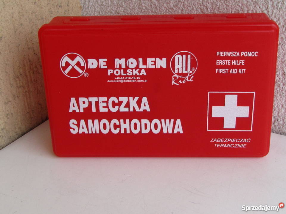 Apteczka samochodowa Pierwsza Pomoc De Molen Olecko