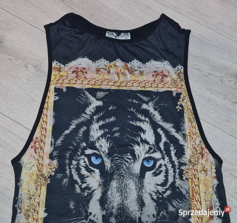 Bluzka damska czerń Tygrys 38M sprzedam
