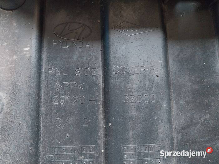 Osłona silnika prawa podłużnicy 17 crdi hyundai osobowe Wola Jachowa sprzedam