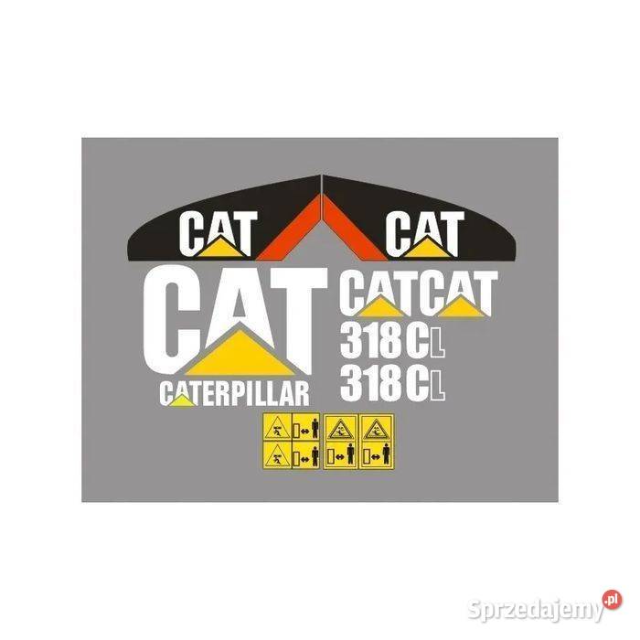 Naklejki Oklejenie CAT 318CL Zamiennik mazowieckie