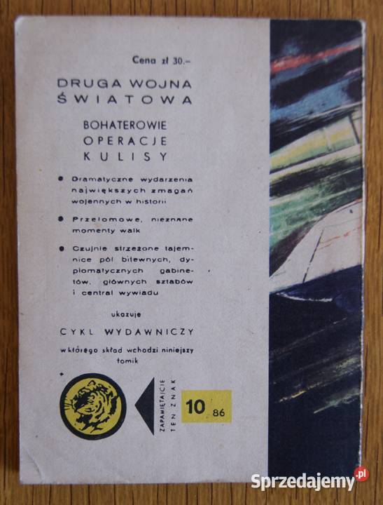 Żółty Tygrys Cztery tony salwą 1086 Rok wydania 1986 Parczew sprzedam