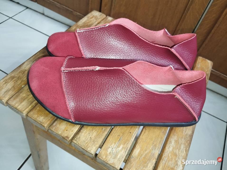 Modne Nowe skórzane damskie buty rozmiar 38 Polkowice