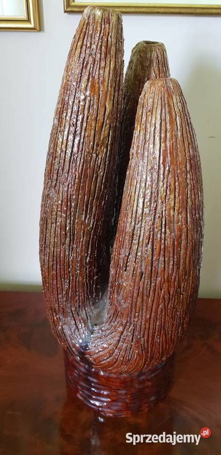 Wazon rzeźba ceramika Sacha Łysa Góra unikat warmińsko-mazurskie Orneta sprzedam