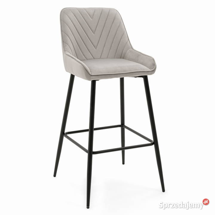 Jasnoszary Hoker Tapicerowany Vasto Wysyłka 24H 51cm Tarchały Małe sprzedam