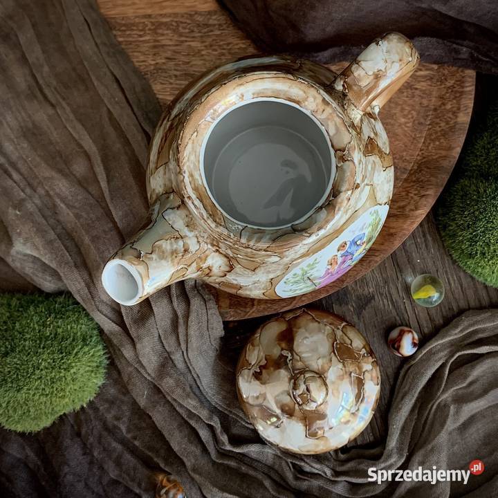 Dzbanek imbryk porcelana PRL 05 l Myszków sprzedam