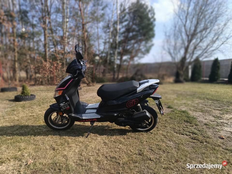 Skuter 50 Pegasus GP50 czarny Motocykle, skutery, quady Przytyk