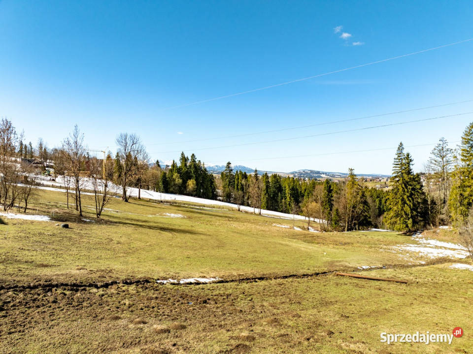 Sierockie działka 5901m2 WZtka 4 domy małopolskie sprzedam