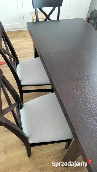 Stół i krzesła w kolorze WENGE Stoły Wrocław