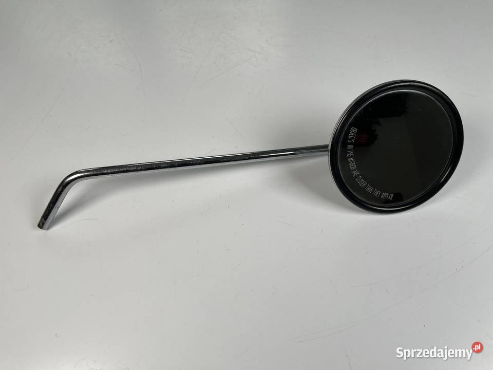 Lusterko motocyklowe prawe okrągłe chrom fi Części motocyklowe wielkopolskie