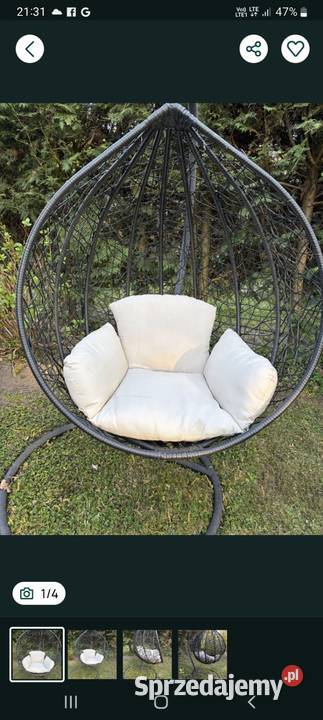 Fotel ogrodowy kokon Śrem