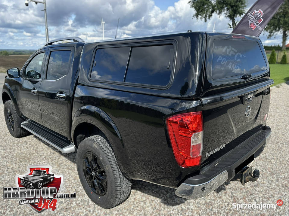 Zabudowa Navara Hardtop paki Szyby Przesuwne