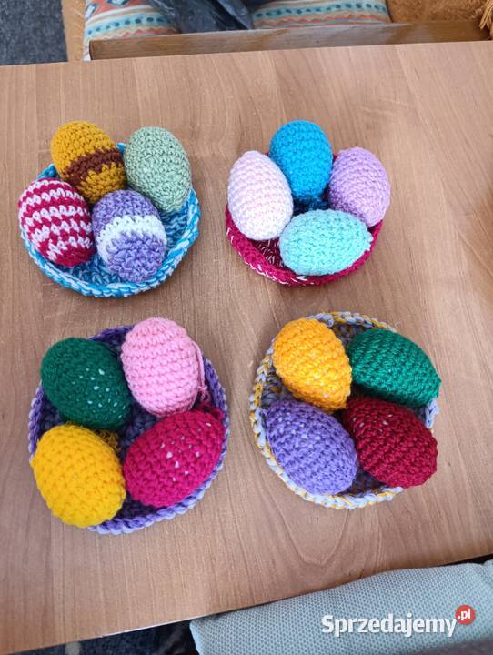 Jajka Wielkanocne kolorowe pisanki kraszanki małopolskie