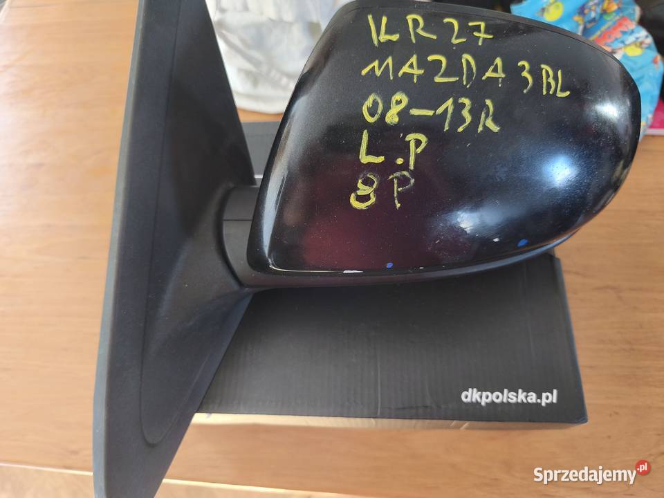 Lusterko lewe Mazda 3 BL 0813r 8 Pin Rok produkcji 2012 Lublin