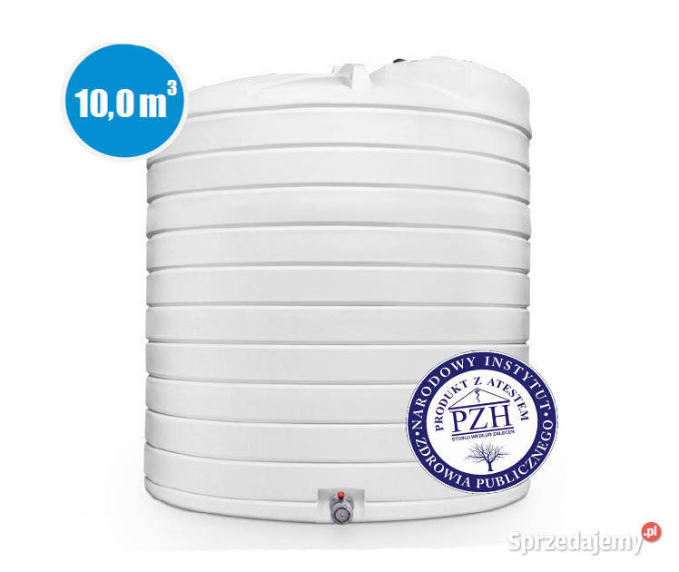 ZBIORNIK NAZIEMNY NA WODĘ PITNĄ 10000L ATEST PZH pomorskie Gdynia