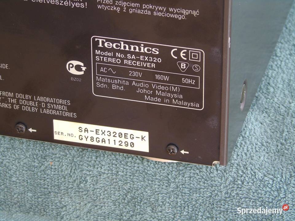 Amplituner Technics SAEX 320 sprawny i mocny Jasło