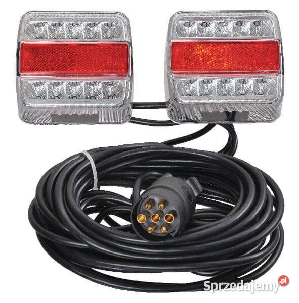 Zestaw lamp LED tylnych na magnes 12m 12V małopolskie Kamionna