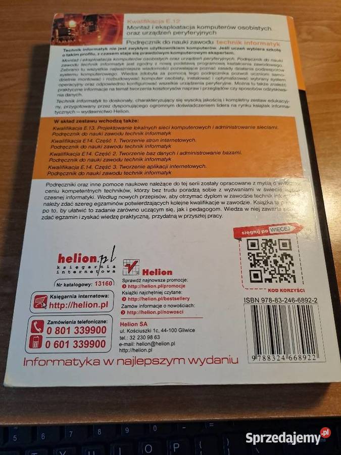 Montaż I eksploatacja komputerów osobistych Książki naukowe i popularnonaukowe Kultura i Rozrywka