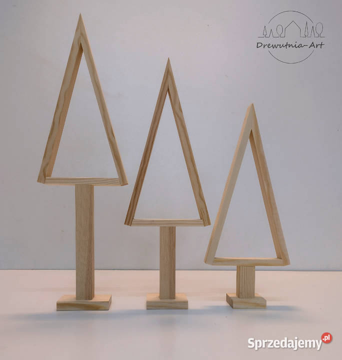 Choinki drewniane baza do ozdabiania 3 Wysokość Poznań