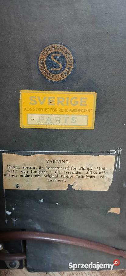 Radio lampowe firmy Philips z lat 30 tych małopolskie Kraków sprzedam