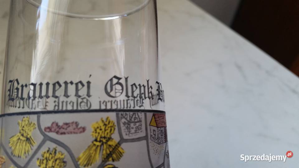 Szklanka Brauerei Glenk Bayreuth 250 ml inny kolor Puławy