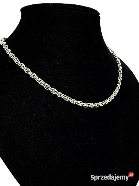 Srebrny łańcuszek próby 925 1388g Elbląg