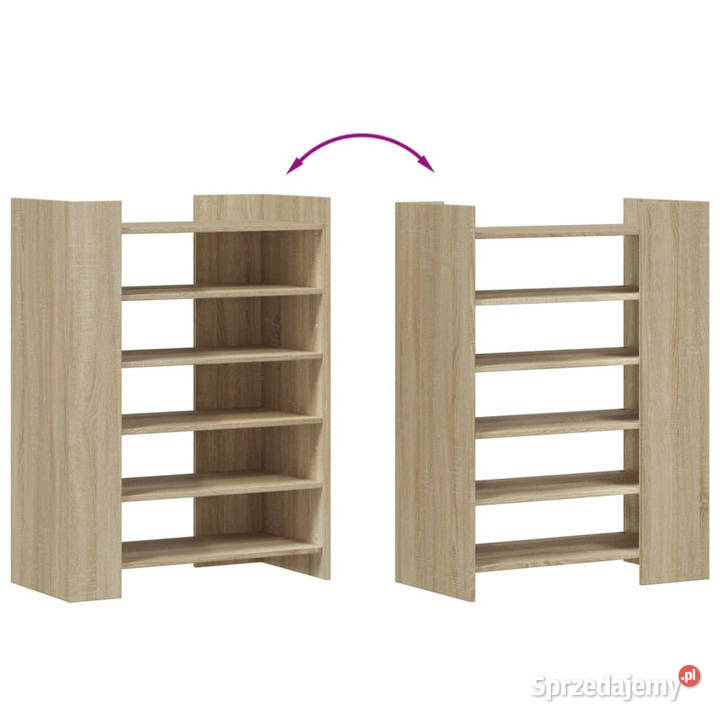 Szafka na buty dąb sonoma 745x375x100 WM848432