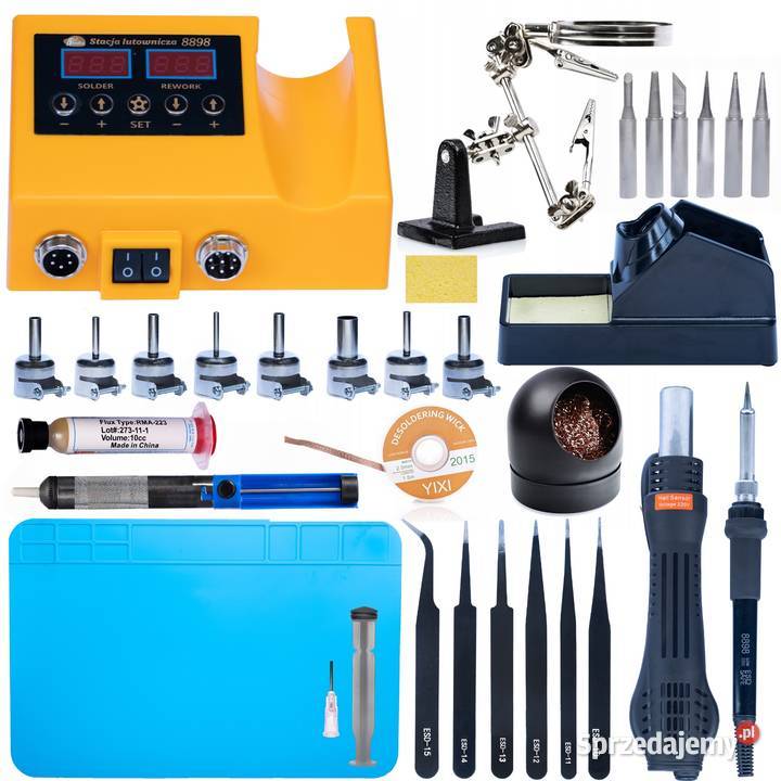 Stacja Lutownicza 2w1 Rosfix OH660 660W Zestaw Ludźmierz