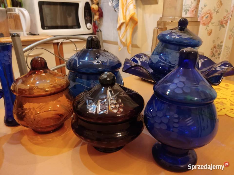 puzdro bomboniera waza patera szkło Gorzów Wielkopolski