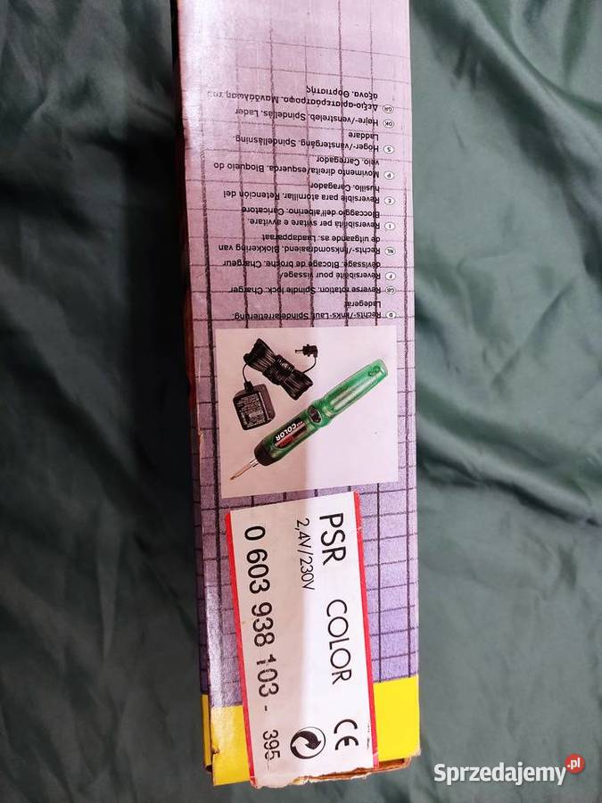 Wkrętarka akumulatorowa Bosch PSR Color Głuchołazy