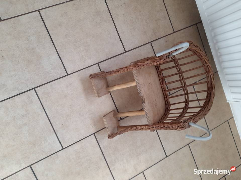 Sprzedam wiklinowy fotelik rowerowy Poznań