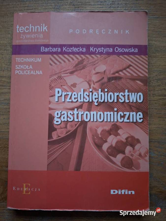 Przedsiębiorstwo gastronomiczne Barbara Kozłecka Podręczniki Kraków