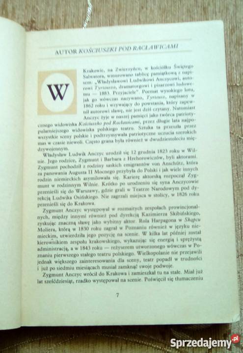 ONGIŚ Stanisław SZENIC Proza i poezja Parczew