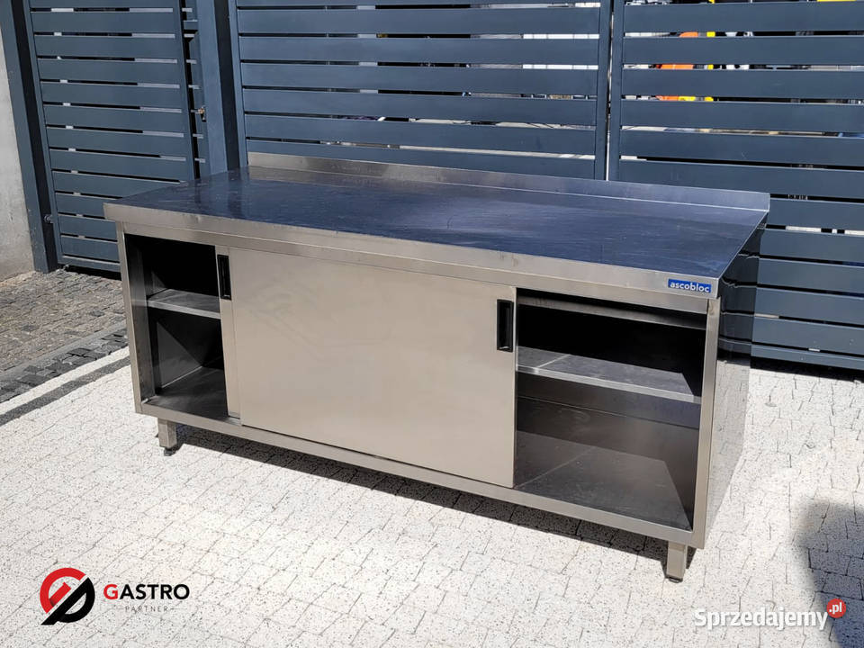 Stół gastronomiczny z szafką 180x70x85 Gastronomia Ostrów Wielkopolski