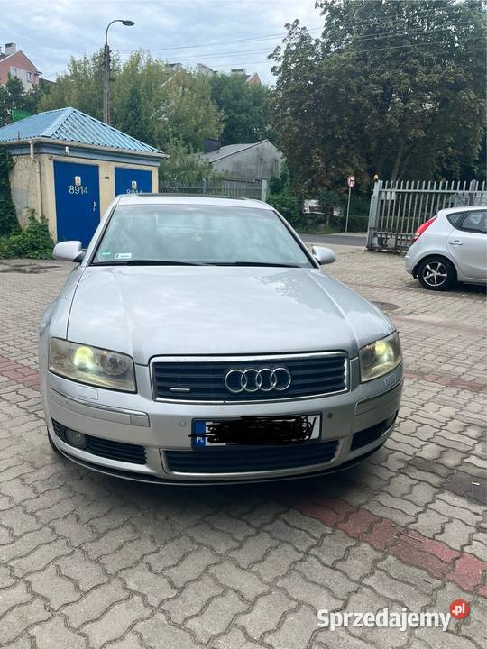 Audi A8 D3 2005r 30 diesel srebrny A8 Warszawa