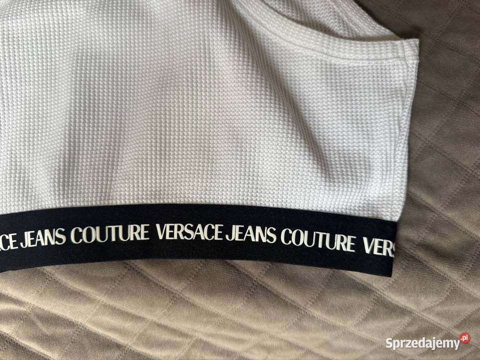 Biały Top Versace Jeans Couture Inny materiał lubelskie Lublin