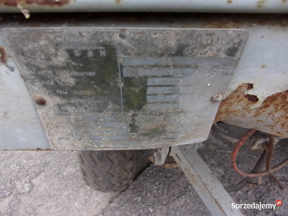 Przyczepa D73205 AUTOSAN 4tony w RadMasz Opoczno nieuszkodzony sprzedam