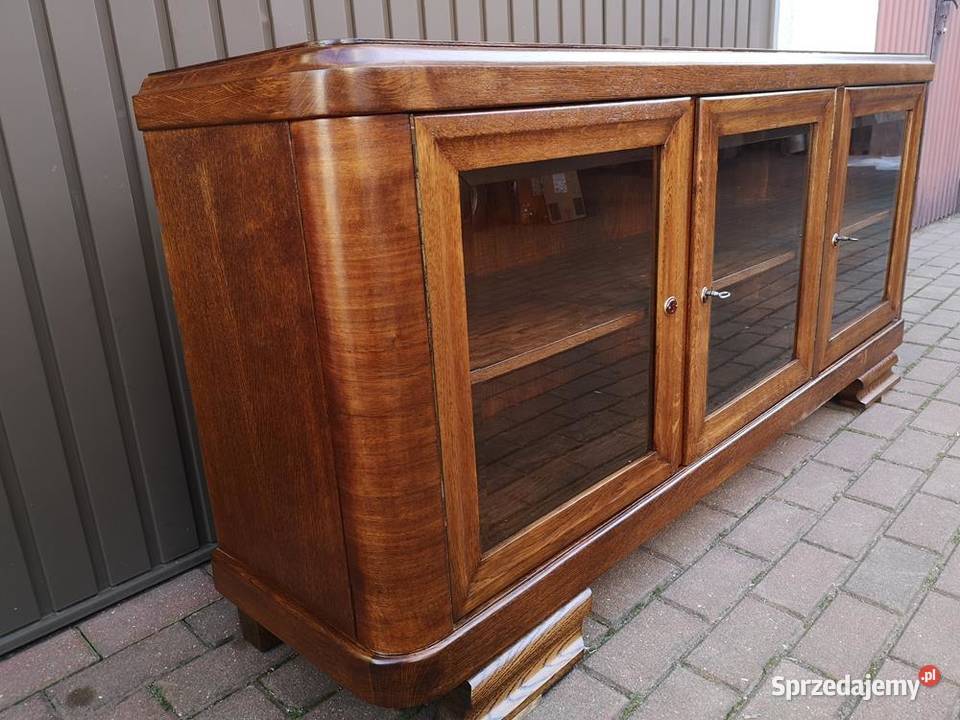 Komoda Szafka RTV ARTDECO OrzechDąb Niska Stara