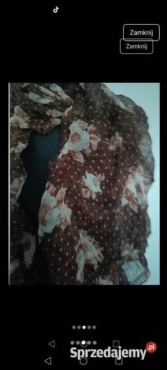 Komin szal brązowy podkarpackie