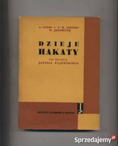 Dzieje Hakaty Pajewski red Szczecin