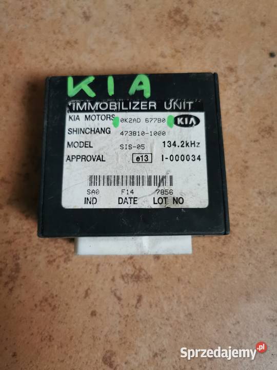 KIA SPORTAGE I MODUL IMMOBILIZERA 0K2AD677B0 Margonin sprzedam