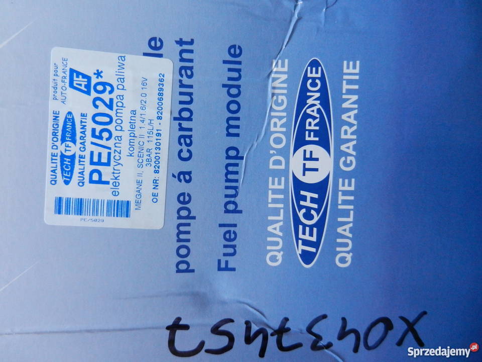pompa paliwa Renault Megane II 16 16V 113 83 kW Rok produkcji 2015