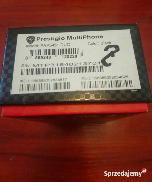 Pudełko do telefonu Prestigio PAP 5451 Duo Pozostałe Koszalin