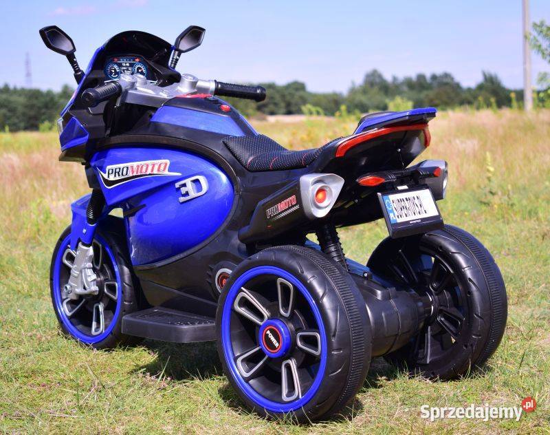 SUPER MOTOR 3 KOŁOWY PROMOTO MIĘKKIE SIEDZENIE Pojazdy elektryczne i spalinowe