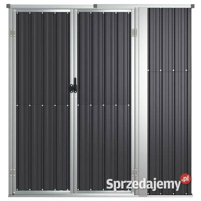 vidaXL Szopa ogrodowa antracytowa 161x89x161 mazowieckie Warszawa