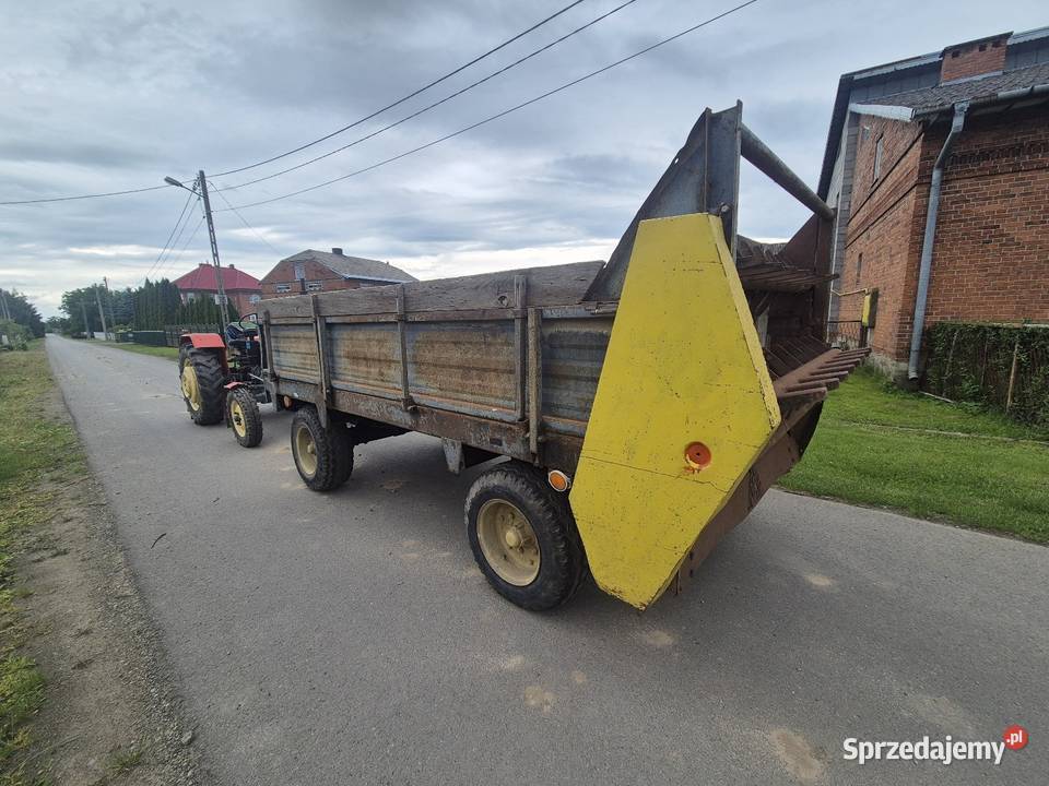 Rozrzutnik obornika dwuosiowy czarna białostocka Samborzec