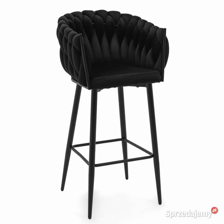 Czarny Hoker Tapicerowany Latina Wysyłka 24H Tarchały Małe