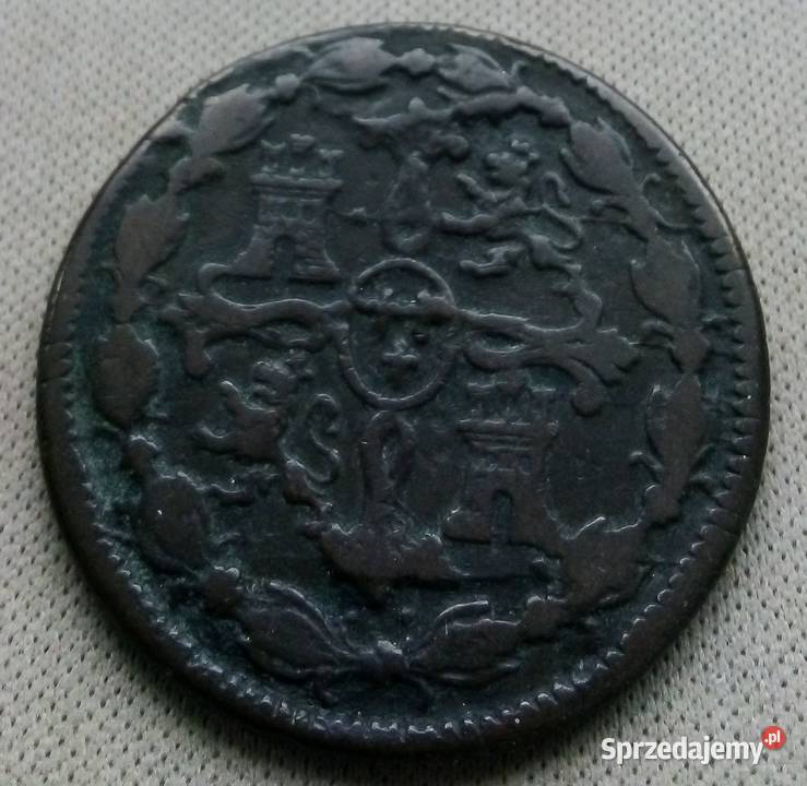 HISZPANIA 8 MARAVEDI 1818 r FERDYNAND V sprzedam