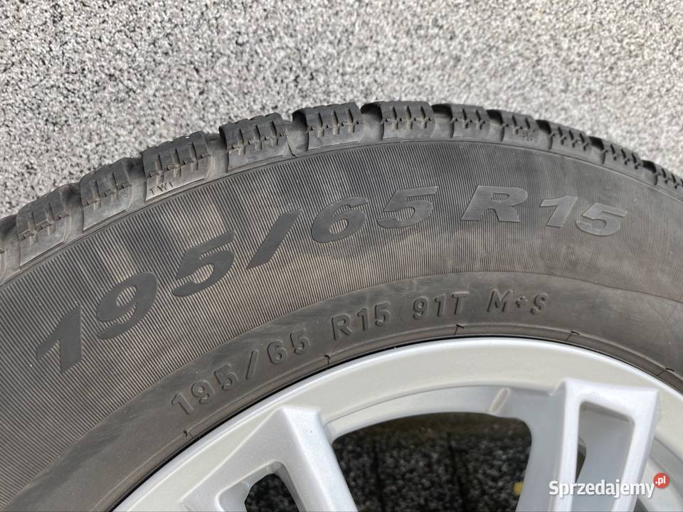 Koła alufelgi 15 5x112 opony zimowe Pirelli Polo Bolesławiec sprzedam